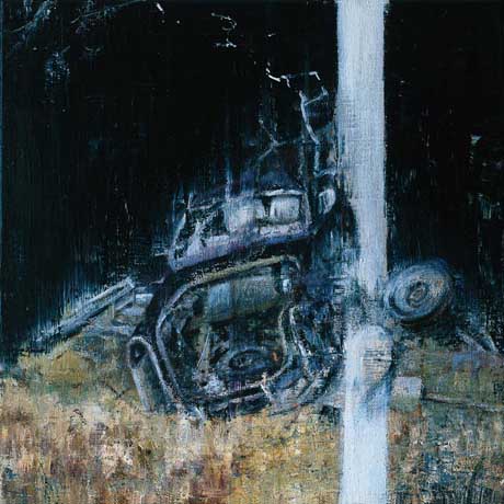 Albert Camus (2) - Painting by Michael Kunze