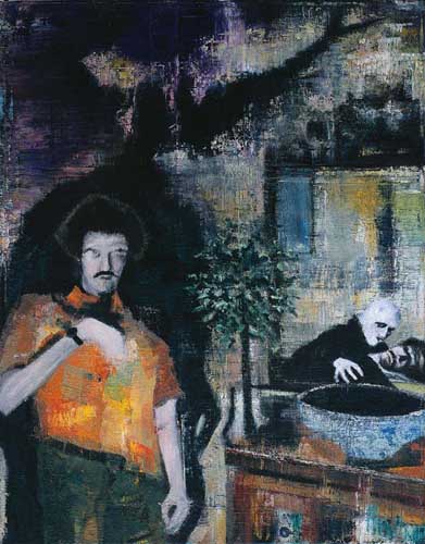 Werner Herzog - Painting by Michael Kunze