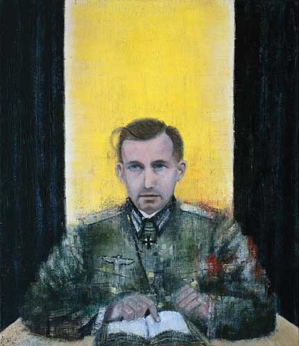 Ernst Jünger (2) - Painting by Michael Kunze