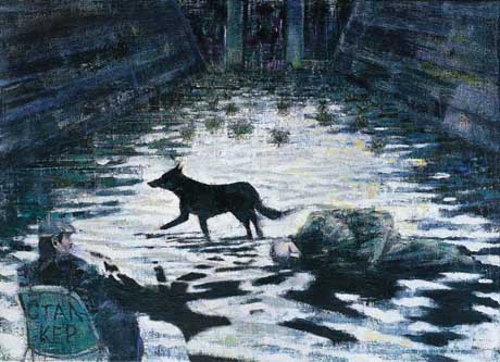 Andrej Tarkowskij (1) - Painting by Michael Kunze