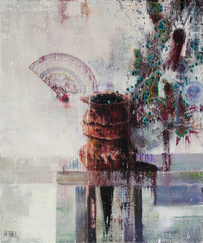 X-X=0,-I - Painting by Michael Kunze
