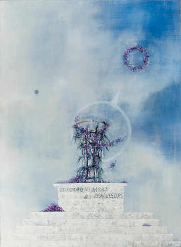 Ni sucre, ni mort, d'allieurs, 170 x 125 - Painting by Michael Kunze