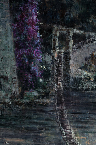 No-Bridge-No-Fear,-DetailV - Painting by Michael Kunze