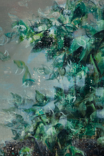 No-Bridge-No-Fear,-Detail-III - Painting by Michael Kunze