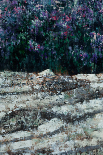 No House No Death-Detail-I - Painting by Michael Kunze