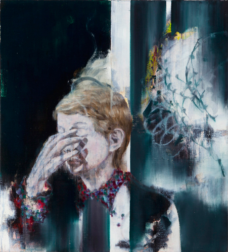 Passion-Tagwache,-niedriger-Sonnenstand-I,-105 × 95 - Painting by Michael Kunze