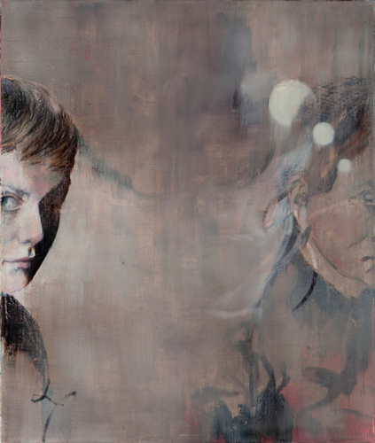 Passion-Tagwache,-niedriger-Sonnenstand-IV,-90 x 80 - Painting by Michael Kunze
