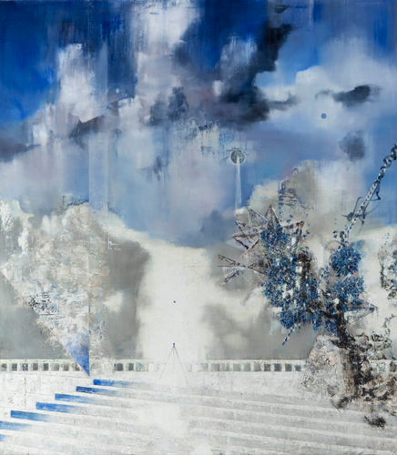 Schule - Painting by Michael Kunze
