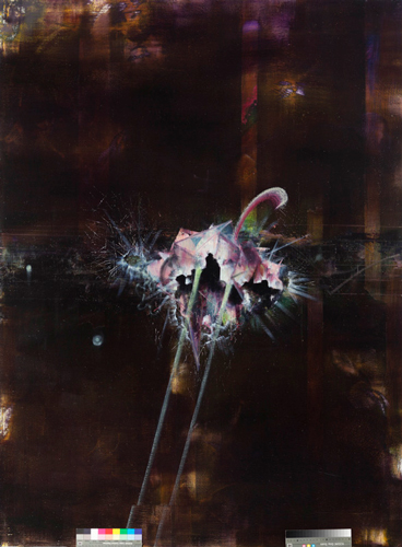 Hapax legomenon Knauf, 170 x 125 - Painting by Michael Kunze