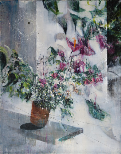 Löschen-I - Painting by Michael Kunze