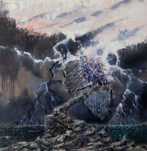 Puls-x  - Painting by Michael Kunze