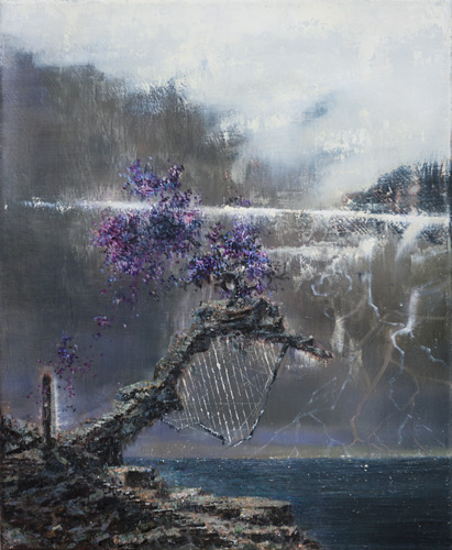 Wort  - Painting by Michael Kunze