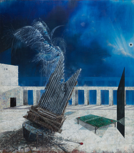 Zirrostrat - Painting by Michael Kunze