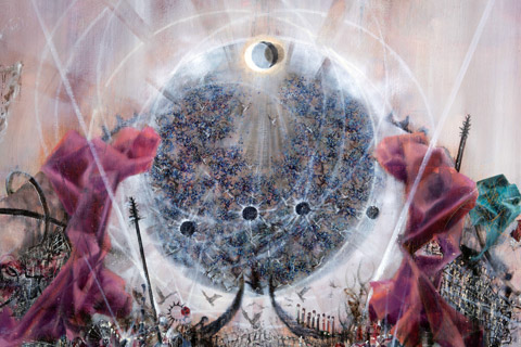 Nacht - Painting by Michael Kunze