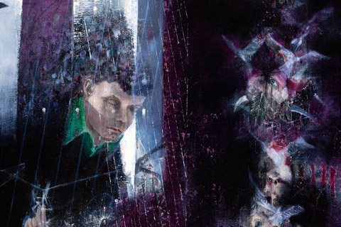 Nacht - Painting by Michael Kunze
