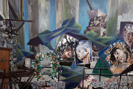 Nachmittag · 600 × 330 cm - Painting by Michael Kunze