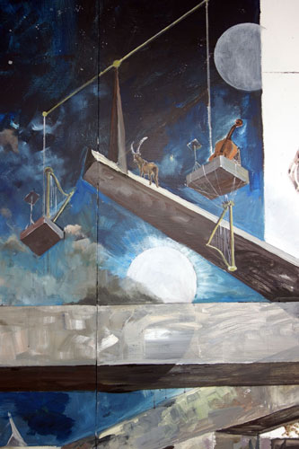 Nachmittag · 600 × 330 cm - Painting by Michael Kunze