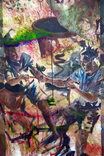Nachmittag · 600 × 330 cm - Painting by Michael Kunze