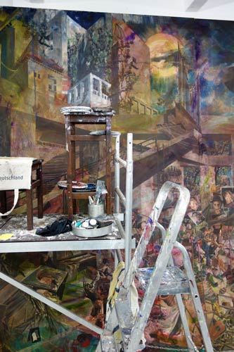 Nachmittag · 600 × 330 cm - Painting by Michael Kunze
