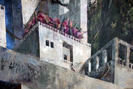 Nachmittag · 600 × 330 cm - Painting by Michael Kunze