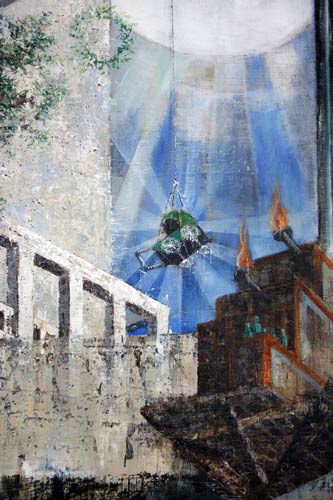 Nachmittag · 600 × 330 cm - Painting by Michael Kunze