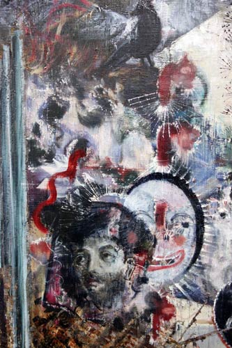 Nachmittag · 600 × 330 cm - Painting by Michael Kunze