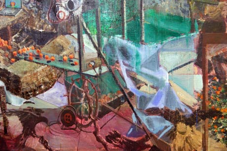 Nachmittag · 600 × 330 cm - Painting by Michael Kunze