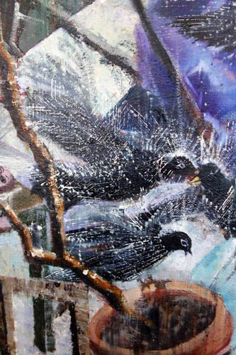 Nachmittag · 600 × 330 cm - Painting by Michael Kunze