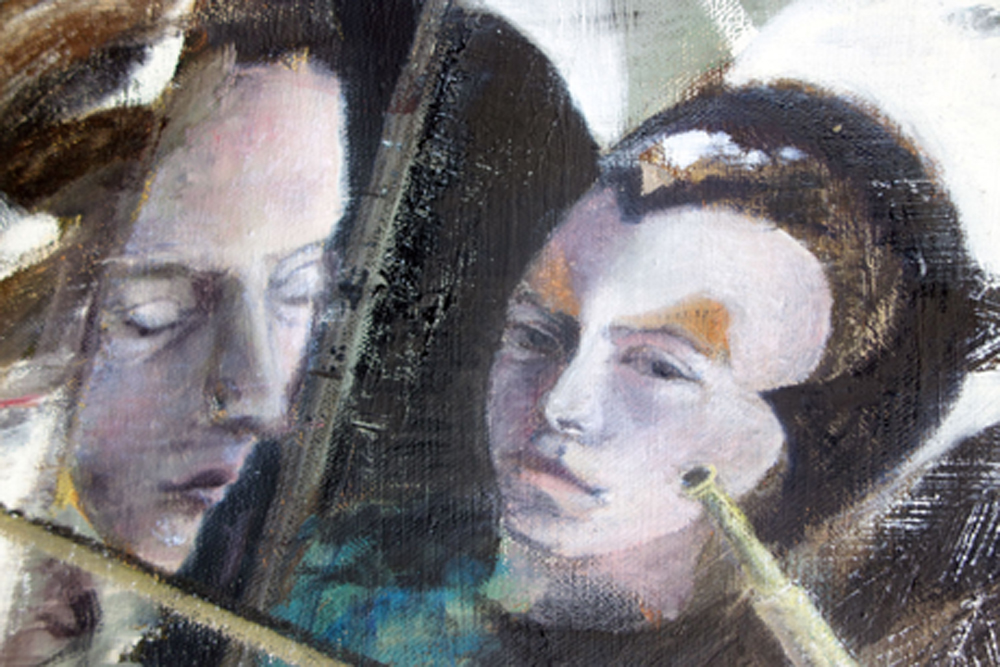 Nachmittag · 600 × 330 cm - Painting by Michael Kunze