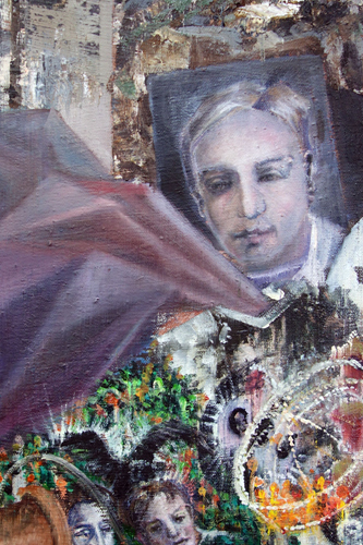Nachmittag · 600 × 330 cm - Painting by Michael Kunze