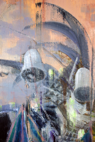 Nachmittag · 600 × 330 cm - Painting by Michael Kunze