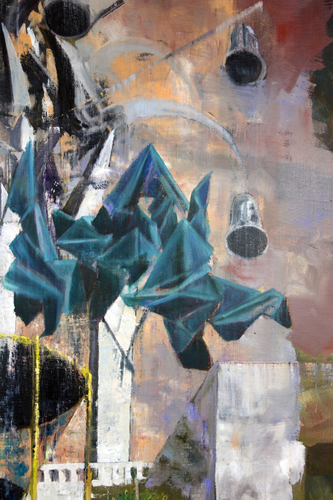 Nachmittag · 600 × 330 cm - Painting by Michael Kunze