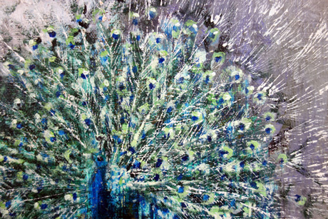 Nachmittag · 600 × 330 cm - Painting by Michael Kunze