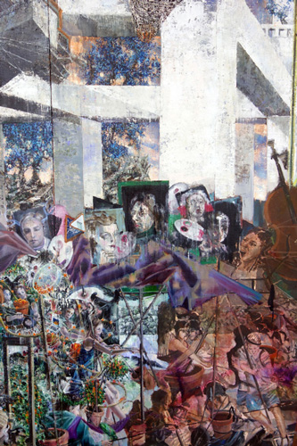Nachmittag · 600 × 330 cm - Painting by Michael Kunze