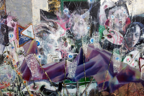 Nachmittag · 600 × 330 cm - Painting by Michael Kunze