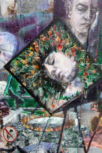 Nachmittag · 600 × 330 cm - Painting by Michael Kunze