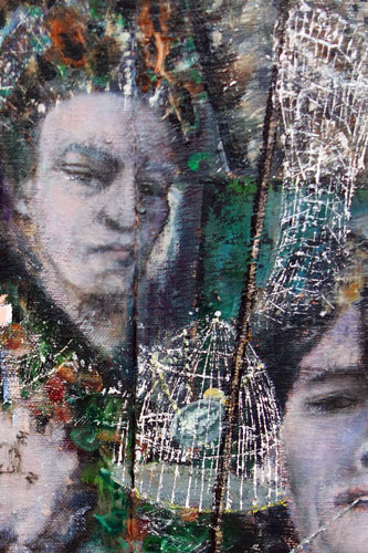 Nachmittag · 600 × 330 cm - Painting by Michael Kunze
