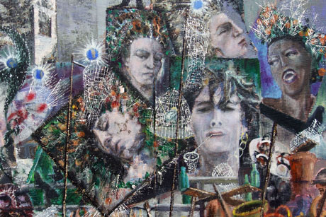 Nachmittag · 600 × 330 cm - Painting by Michael Kunze