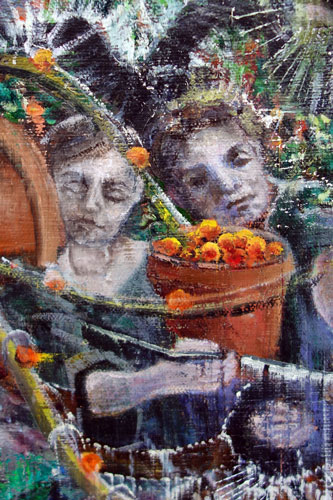 Nachmittag · 600 × 330 cm - Painting by Michael Kunze