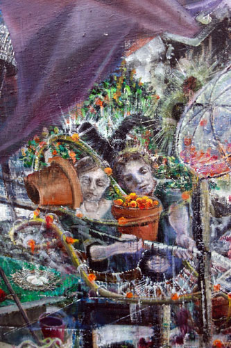 Nachmittag · 600 × 330 cm - Painting by Michael Kunze