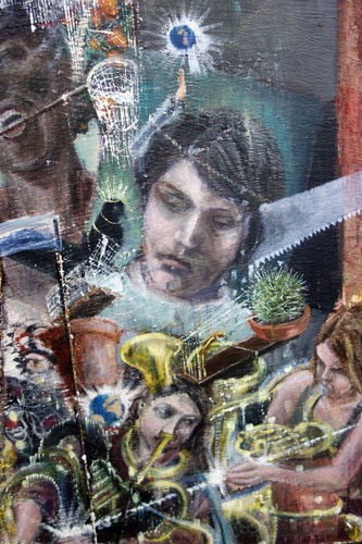 Nachmittag · 600 × 330 cm - Painting by Michael Kunze