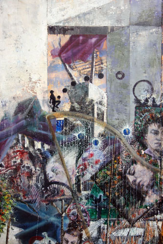 Nachmittag · 600 × 330 cm - Painting by Michael Kunze