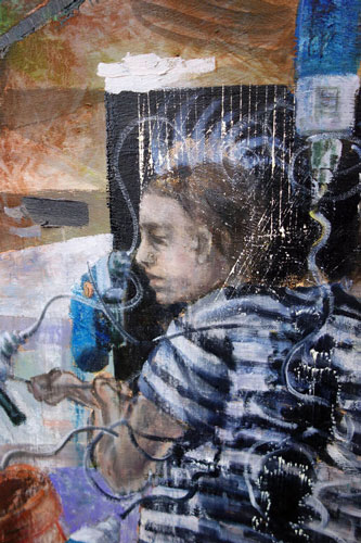 Nachmittag · 600 × 330 cm - Painting by Michael Kunze
