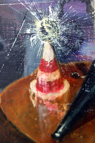 Nachmittag · 600 × 330 cm - Painting by Michael Kunze