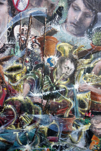Nachmittag · 600 × 330 cm - Painting by Michael Kunze