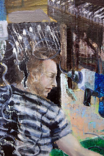 Nachmittag · 600 × 330 cm - Painting by Michael Kunze