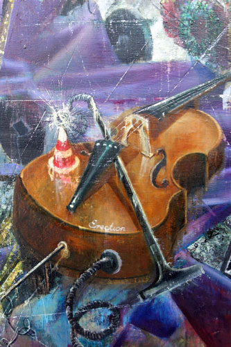 Nachmittag · 600 × 330 cm - Painting by Michael Kunze