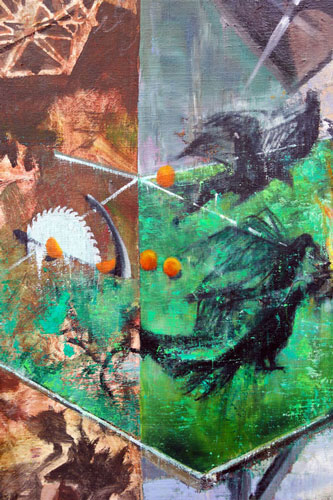 Nachmittag · 600 × 330 cm - Painting by Michael Kunze