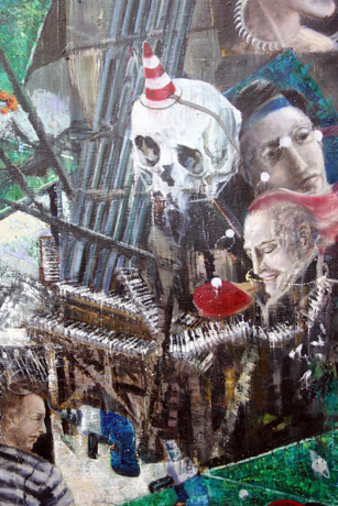 Nachmittag · 600 × 330 cm - Painting by Michael Kunze