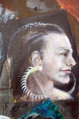 Nachmittag · 600 × 330 cm - Painting by Michael Kunze